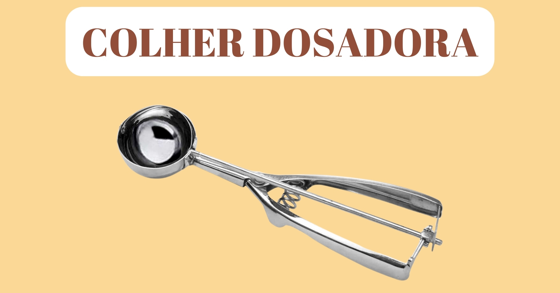 Colher dosadora de brigadeiros